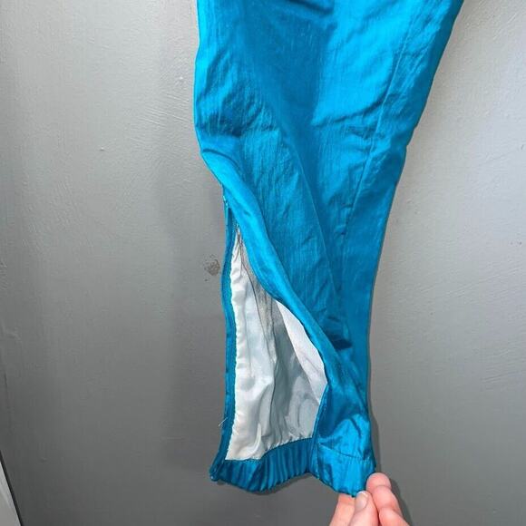 Vintgae Wilson Womens Size XL Turquoise Drawstring Nylon Wind Pants Athletic - Picture 6 of 14